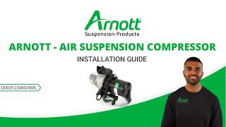 Arnott Air Suspension Compressor Installation Video for Lexus LS460/460L