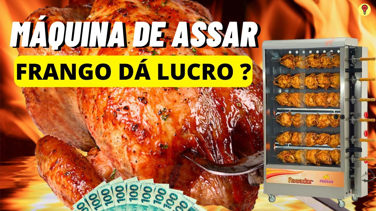 Watch Now Máquina de ASSAR FRANGO Qual a Melhor Dá Lucro Vale a Pena Vender Frango Assado Máquina de ASSAR FRANGO Qual a Melhor Dá Lucro Vale a Pena Vender Frango Assado