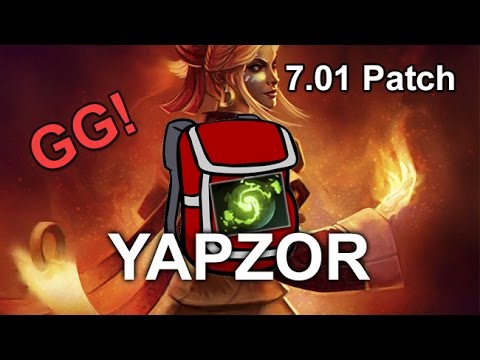 Yapzor Lina Support | Backpack Refresher Orb | 7.01 Full Game