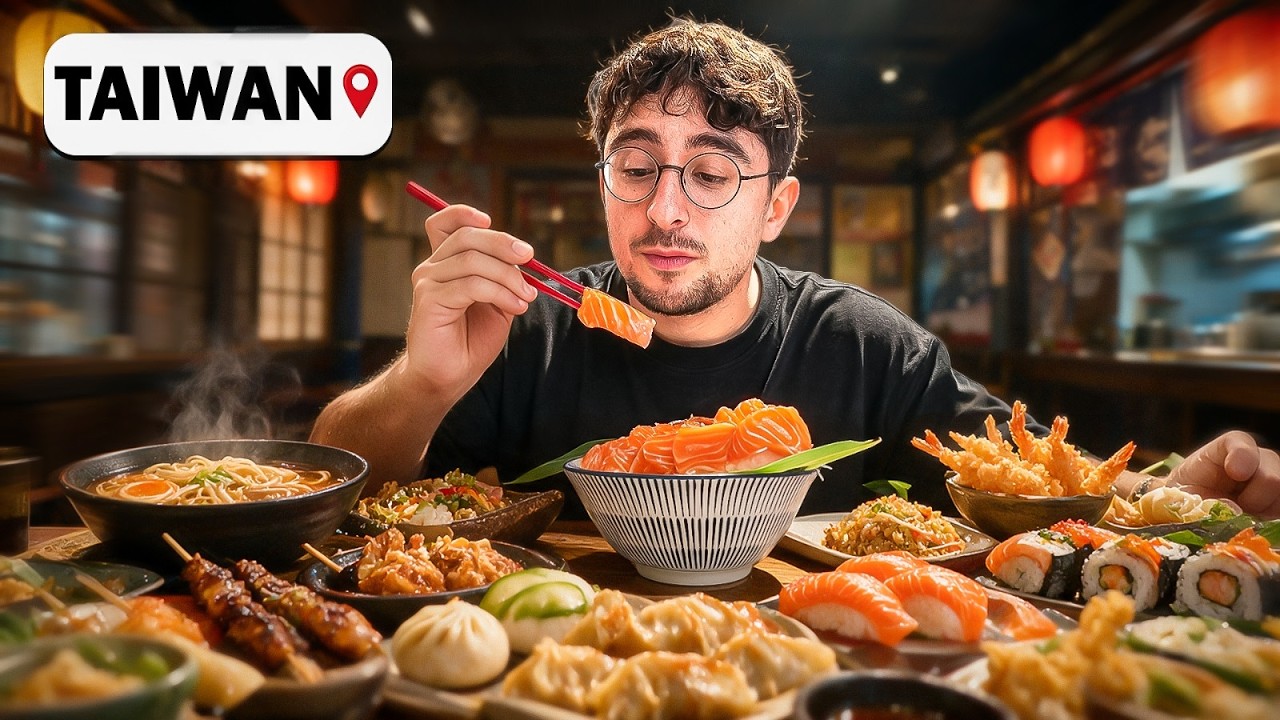 MUCHA CALIDAD Y MUY BARATO! Comiendo en TAIWAN 🍣