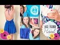HUGE Spring Fashion Haul Try On Red Dress.