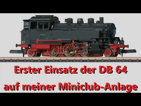 Erster Einsatz der BR 64 auf meiner Miniclub-Anlage