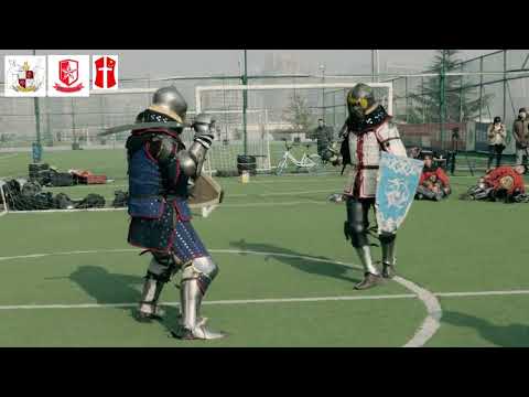 虎贲Buhurt全甲格斗2018”曹哥vs银