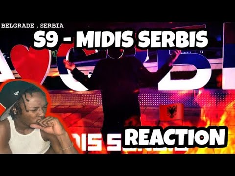 AMERICAN REACTION TO ALBANIAN DRILL! 🇦🇱 S9 - Midis Serbis (Official Music Video) #DissSerbia