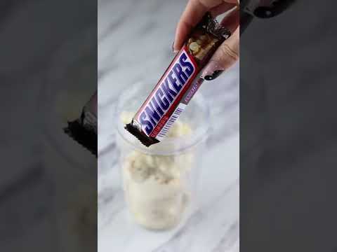 Snicker’s Milkshake 🍫 #shorts