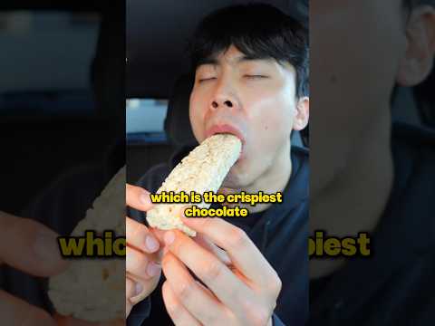 Which is the CRUNCHIEST chocolate?🍫🤤 #food #chocolate #crunchy #crispy