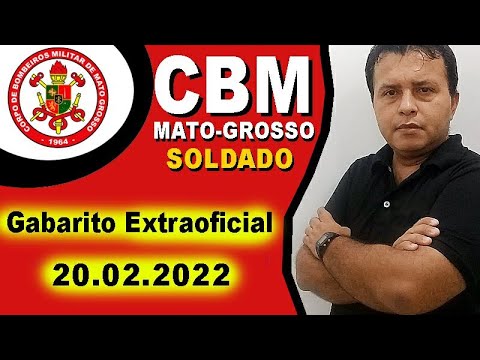 CBM MT 2022 - Soldado Bombeiro Militar - Correção da Prova - Gabarito Extraoficial