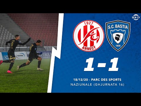 J16 | Annecy 1-1 Bastia : Le résumé