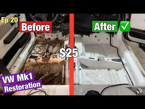 Rusted floor repair￼ (step-by-step)