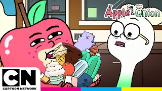 Apple Meets Onion for the First Time | Apple & Onion: The Origins | Cartoon Network UK
