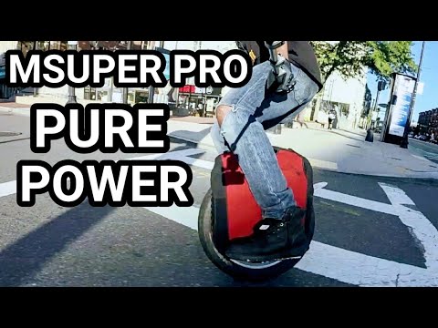 How to ride the GOTWAY MSUPER PRO - PURE POWER. ABSOLUTE MAX SPEED 40MPH. KYW