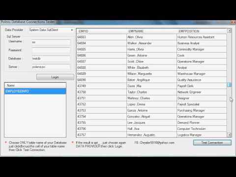 Multi-Database Connection Tester