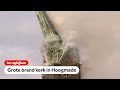 TERUGKIJKEN: Grote brand in kerk in Hoogmade
