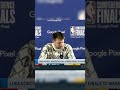 Luka Doncic PRAISES TEAM As the Mavericks Fall in the Western Conference Finals ? #shorts