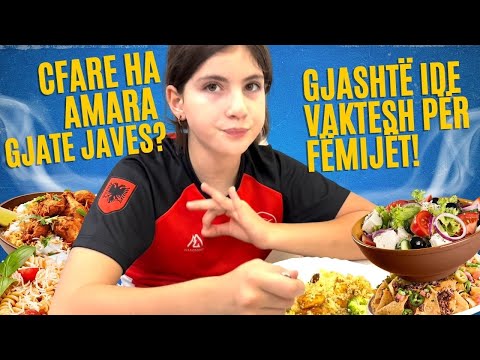 Cfare ha Amara gjatë javës? Gjashtë ide vaktesh për fëmijët! 🌮🍋🥔🥩🥗🥦🥒🥕