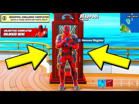 MI FINGO DEADPOOL dello YATCH per TUTTA LA PARTITA! 😱 FORTNITE CHALLENGE