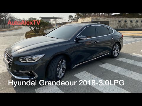 обзор на а/м Hyundai Grandeour 2018,v3.0 LPG