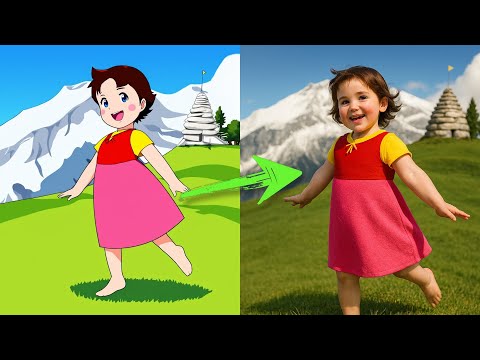 Heidi en la Vida Real con IA | Increíbles personajes reimaginados