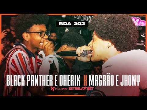 (MUITO FLOW) MAGRÃO E JHONY X BLACK PANTHER E DHERIK | PRIMEIRA FASE | 303ª Batalha da Aldeia