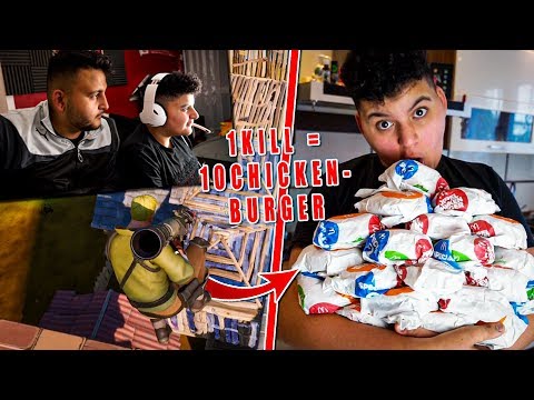 1 KILL = 10 CHICKENBURGERS from MC DONALDS