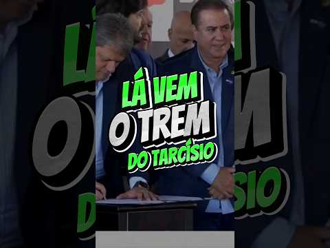SP nos trilhos lá vem o trem do Tarcísio de Freitas #noticias