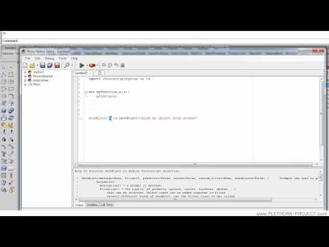 Python In Rhino Tutorial 5 Functions