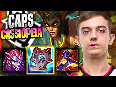 CAPS DESTROYING WITH CASSIOPEIA! - G2 Caps Plays Cassiopeia MID vs Ekko! | Challenger TV