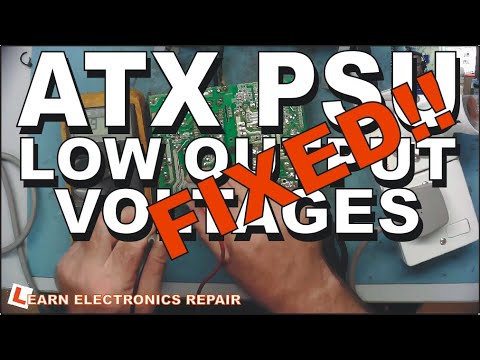 LER 047 ATX 600W PSU Repair Tutorial How does the power supply circuit work How to repair ATX