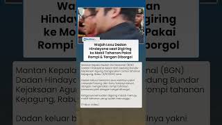Wajah Lesu Dadan Hindayana saat Digiring ke Mobil Tahanan, Pakai Rompi & Tangan Diborgol