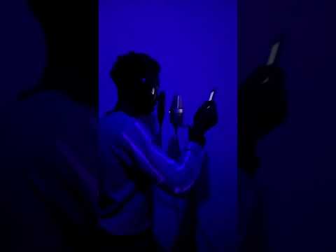 Dustian Viz - in the studio  recording  Love Ku Wire the Latest official audio track