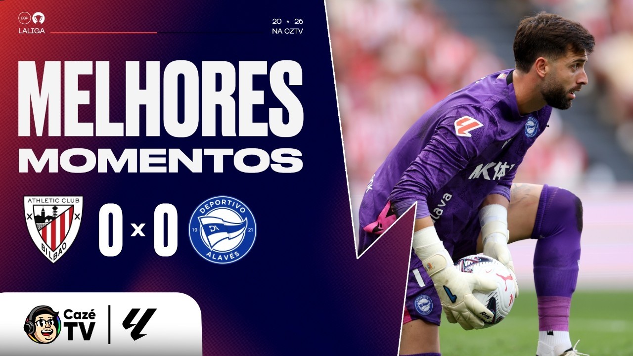 MELHORES MOMENTOS: ATHLETIC BILBAO 0 X 0 ALAVÉS | 7ª RODADA | LALIGA