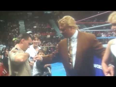 Hunter Hearst Helmsley Handcuffs Valet to Ring, Mr. Perfect has the Key to her Heart - Curt Hennig