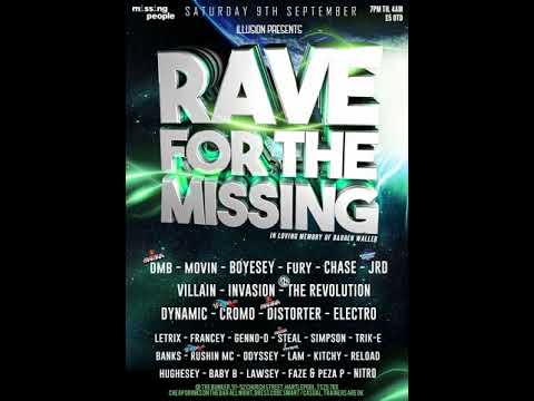 DJ Cromo Rushin Mc @ Rave For The Missing 9.9.2017