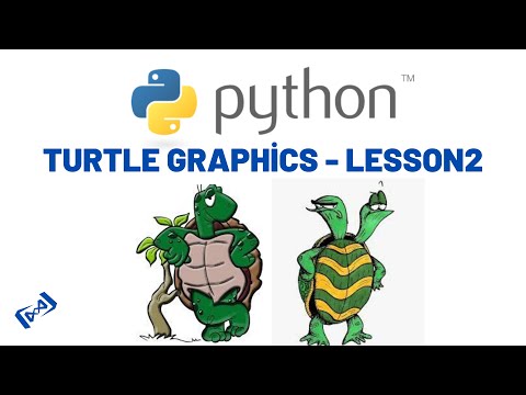 Python Turtle Graphics Tutorial Lesson 2 Heading Setheading
