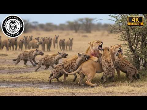 Tödlicher Kampf in Afrika: Die zerstörerische Kraft einer Hyänenbande #Tierwelt | Tierdokumentation