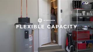 GE Smart 40 Gallon Electric Water Heater with Flexible Capacity Gray GE40S10BMM Picture