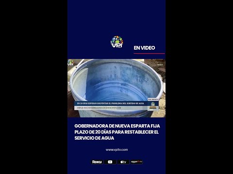 Crisis de agua en Sucre y Nueva Esparta