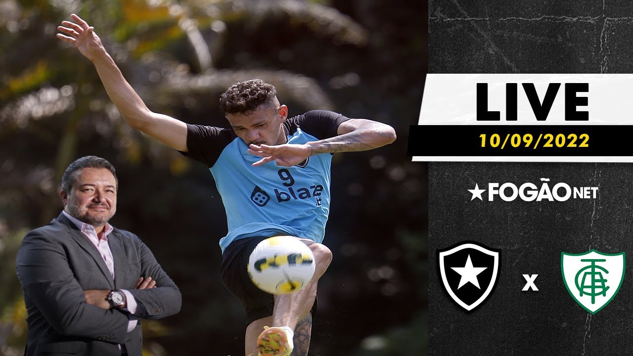 LIVE | Pré-jogo de Botafogo x América-MG e desdobramentos da saída de Jorge Braga
