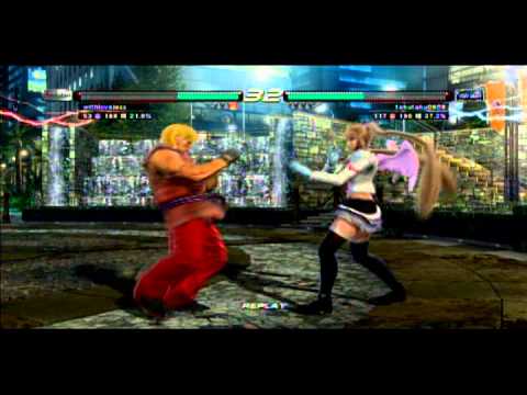 Tekken 6 Rank Match with love, Jess(Kazuya) VS takutaku0608(Lili)