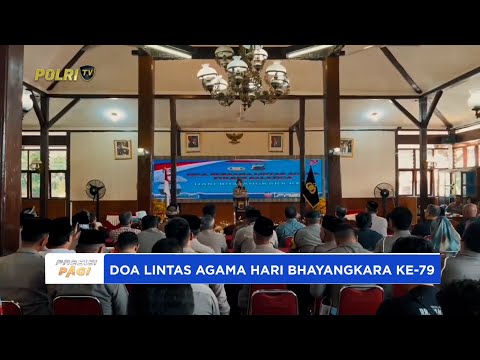 PERINGATI HARI BHAYANGKARA KE-79 POLRES SALATIGA DOA BERSAMA LINTAS AGAMA