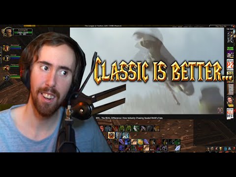 ASMONGOLD REACTS TO CLASSIC WOW BETTER THAN BFA