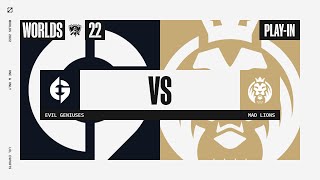 Worlds 2022 - Playin - Knockout Stage - EG vs MAD