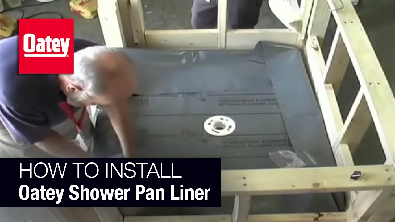 How to Install Oatey Shower Pan Liner
