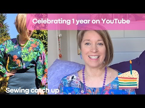 Sunday Sews | Gia Dress | My First Year on Youtube | Special Surprise