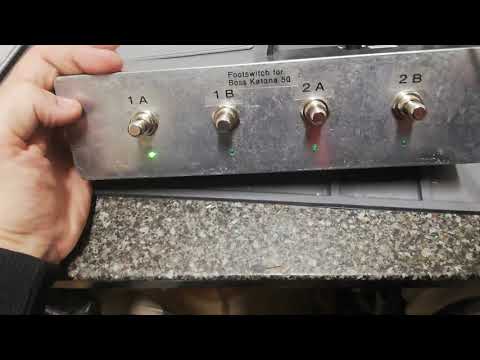 Custom Boss katana 50 footswitch Alu image 4
