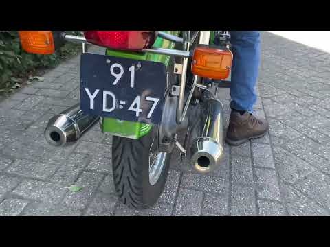 BMW R75/6 1975 in original paint, metallic green!