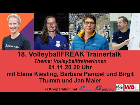 18. VolleyballFREAK Trainertalk: Volleyballtrainerinnen