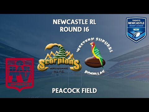 2018 Newcastle RL Round 16 - Macquarie Scorpions v Western Suburbs Rosellas