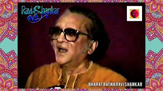 Ravi Shankar Giving Speech On Mallikarjun Mansur's 75th Birthday ~ Rare 1980's