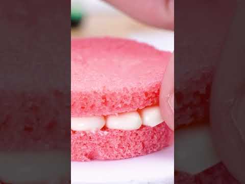 Beautiful Miniature HELLO KITTY Cake Decorating | Miniature Cakes #shorts